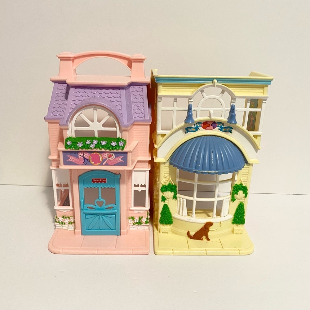 Sweet Streets Loving Family Hair Saloon Pet Store 2001 Doll Toy Y2K Dollhouse
